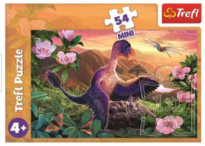 Trefl Puzzle Csodálatos Dinoszauruszok: Microraptor a Fészeknél 54 Darabos