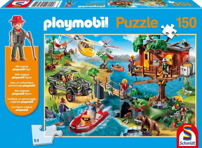 Schmidt puzzle playmobil lombház 150 darabos