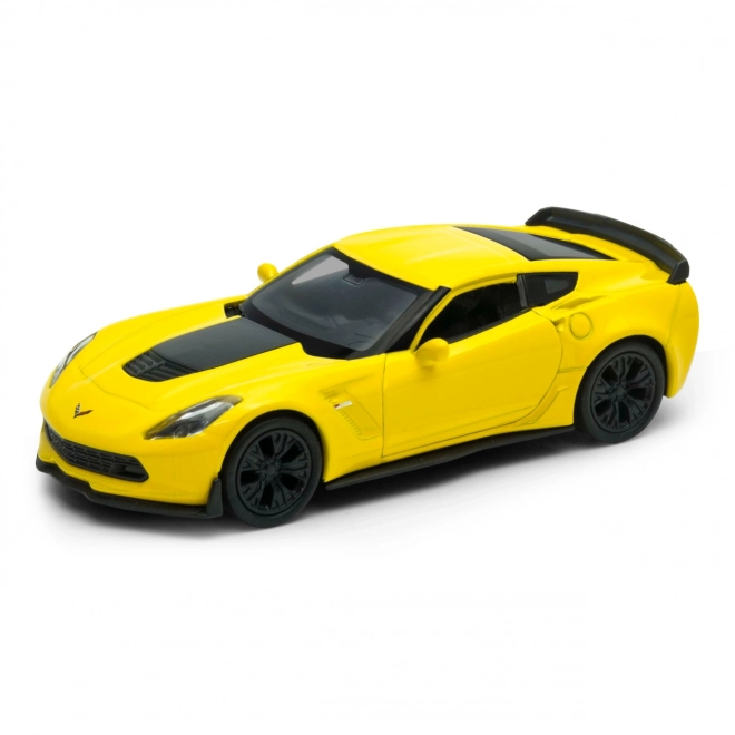 Chevrolet Corvette Z06 modellautó - sárga