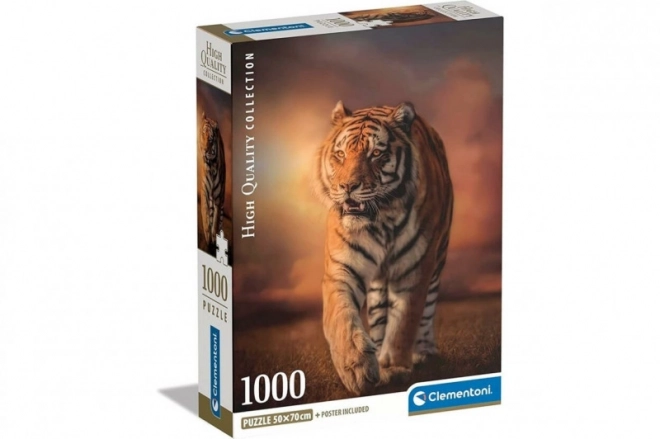 1000 darabos puzzle tigrismotívum