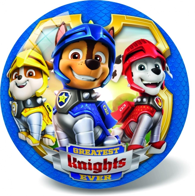 Paw Patrol felfújható labda, kék, 23 cm hálóban