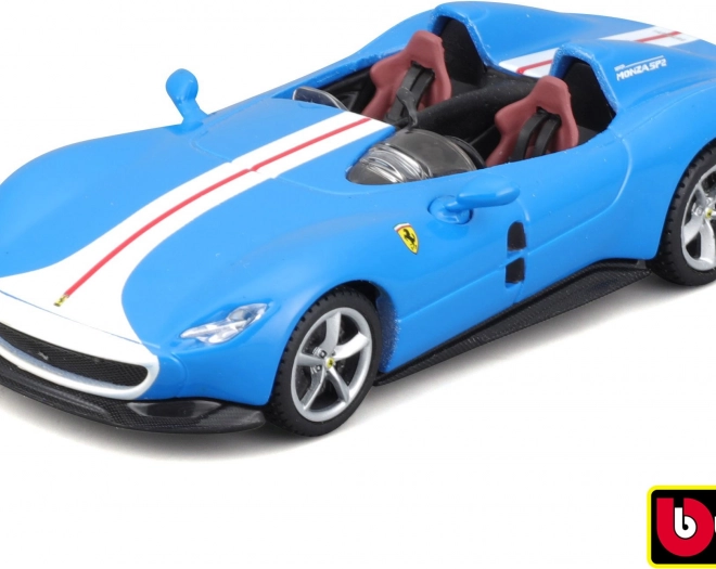 Bburago Ferrari Monza SP2 sárga/fekete modellautó