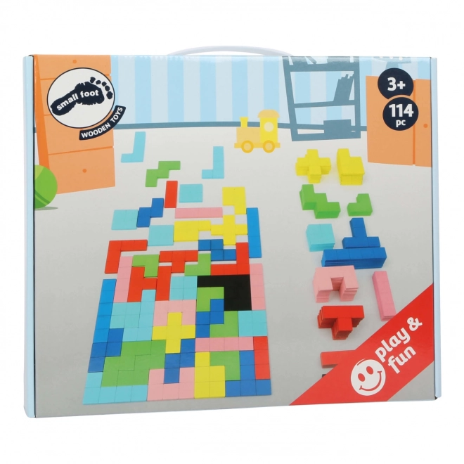 kis láb fa puzzle kirakós játék