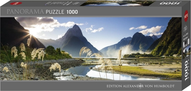 Heye panoráma puzzle Milford Sound, Új-Zéland 1000 darabos