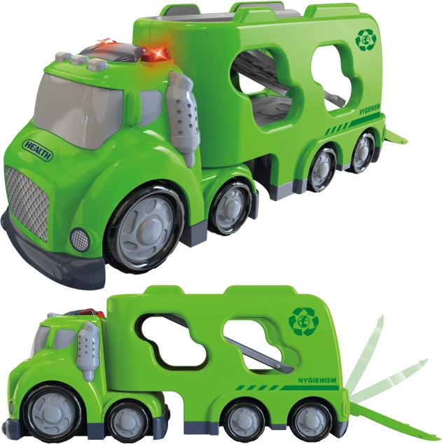 Woopie zöld autómentő City Truck hang- és fényhatásokkal