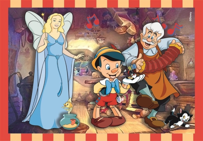 Disney klasszikus 4 az 1-ben puzzle