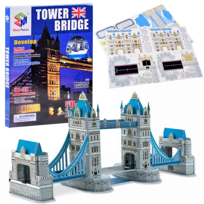 3D puzzle Tower Bridge 41 darabos készlet