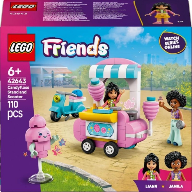 Lego Friends vattacukor bódé és robogó szett