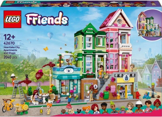 LEGO Friends apartmanok és üzletek Heartlake városkában