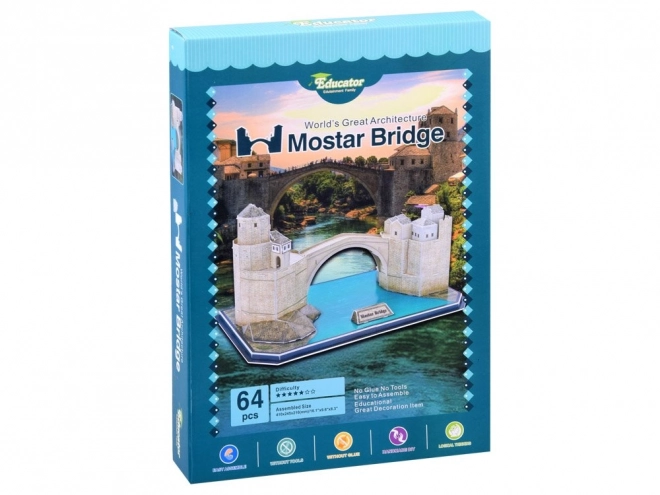 3D puzzle stari most Mostar