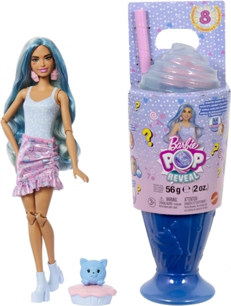 Barbie Pop Reveal - kék baba
