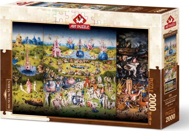 Múzeum sorozat: A földi gyönyörök kertje puzzle 2000 darabos