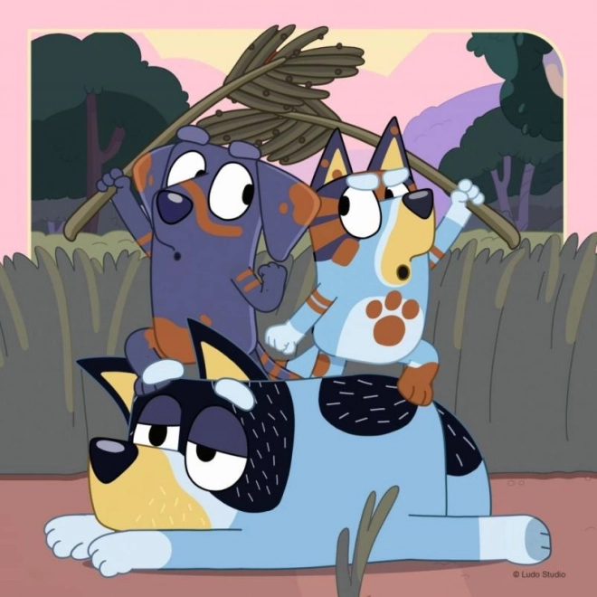 Puzzle Bluey 3x49 darab