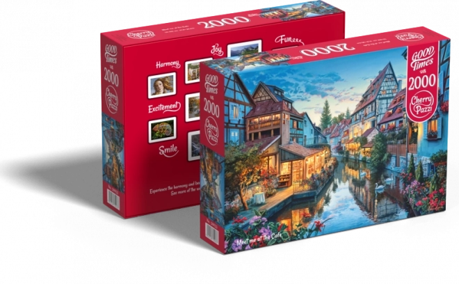 Találkozás egy kávézóban puzzle 2000 darabos