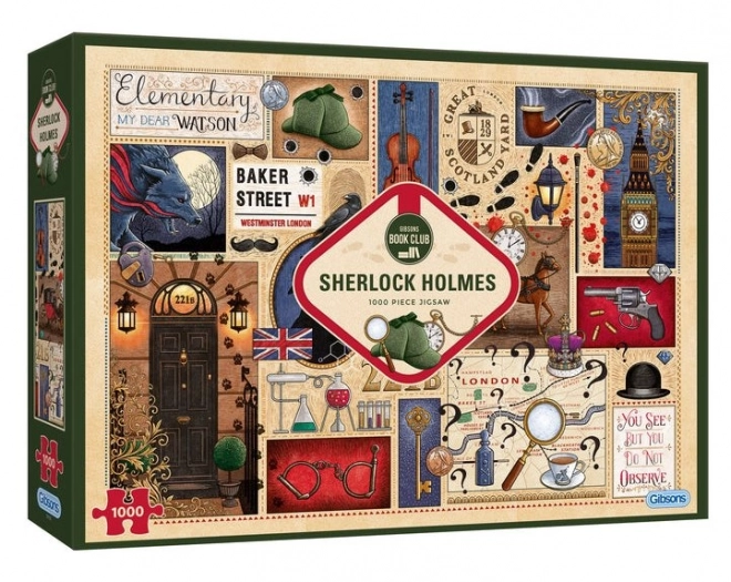 Könyvklub Puzzle: Sherlock Holmes 1000 Darabos