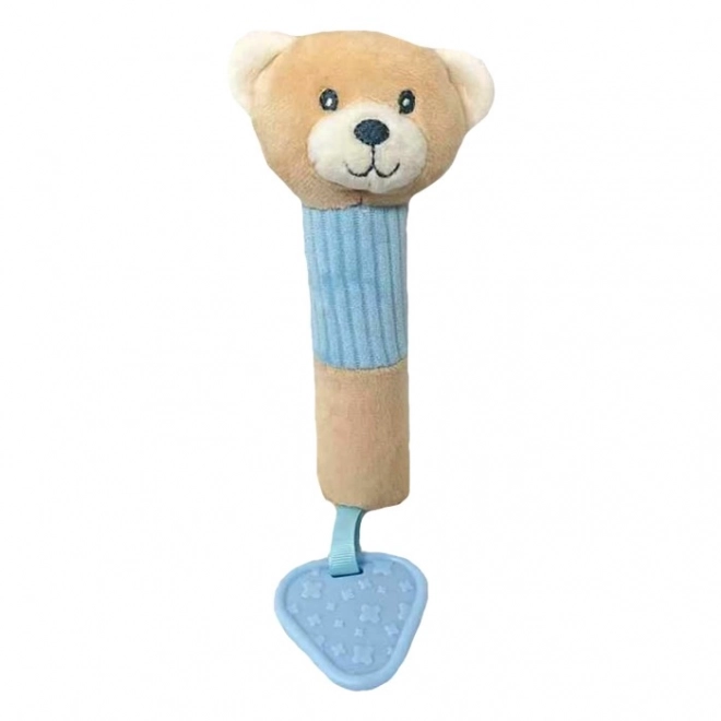 Játékmackó hanggal 17 cm