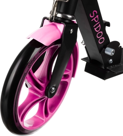 Összecsukható városi roller nagy kerekekkel (200 mm) gyerekeknek – rózsaszín