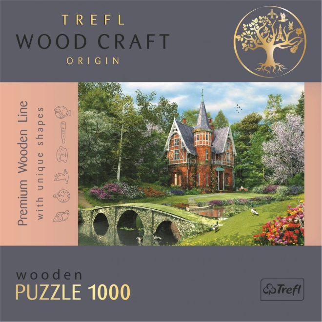 Trefl viktoriánus ház fa puzzle 1000 darabos