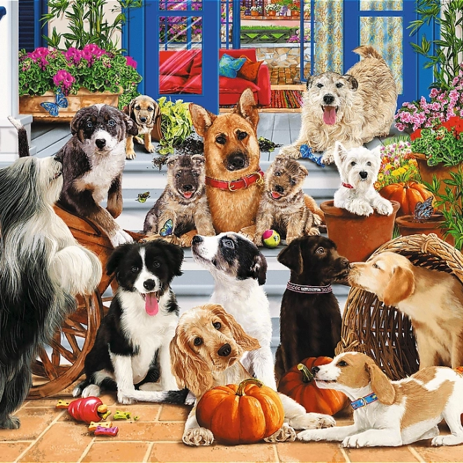 Fa puzzle Kutyabarátok 1000 darab