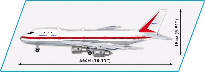 Boeing 747 első repülés modell építőkészlet