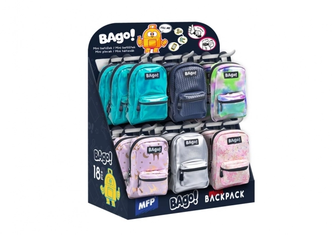 Stílusos minihátizsák Bago! - Display készlet