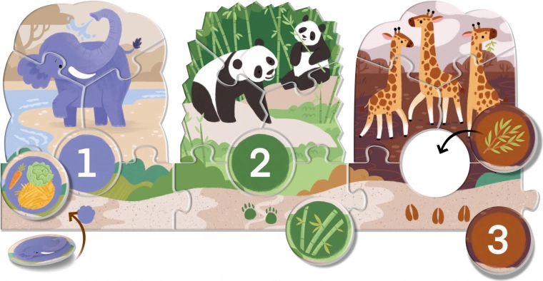 Nyomok és táplálék tanulása játékon keresztül