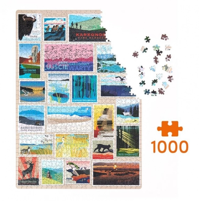 Puzzlove CzuCzu lengyel nemzeti parkok puzzle 1000 darabos