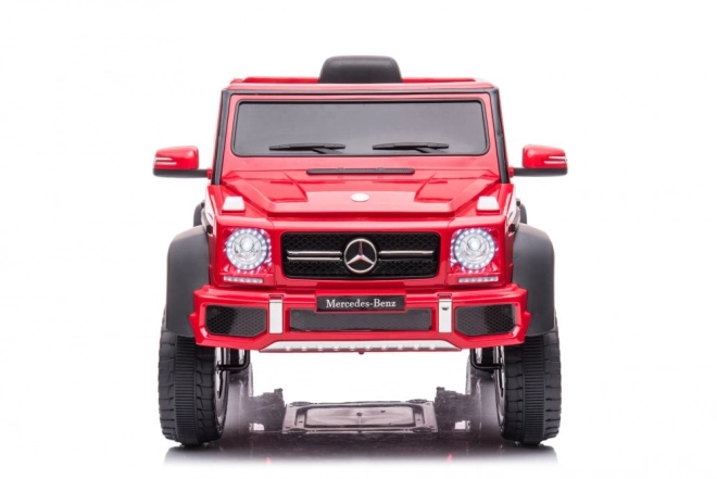 Gyerek Mercedes Benz G63 6x6 elektromos autó piros