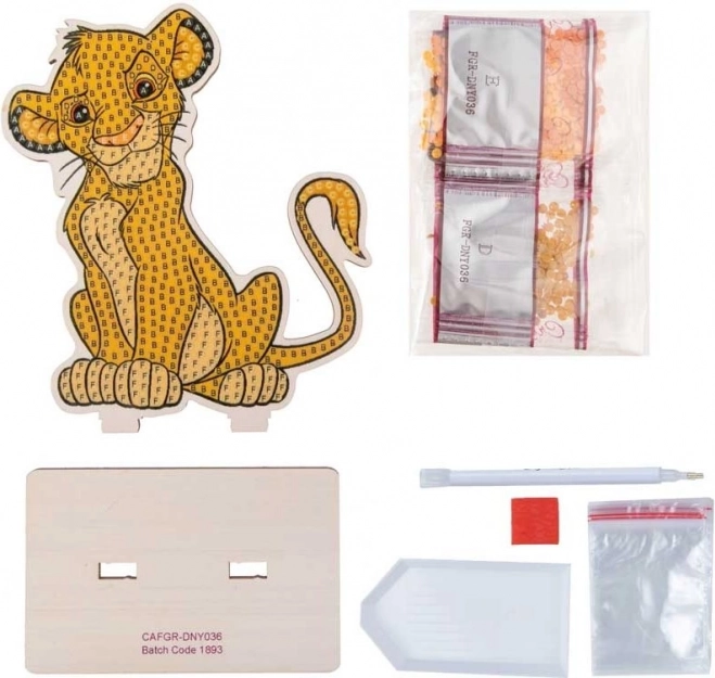 Gyémánt festés Oroszlánkirály Simba