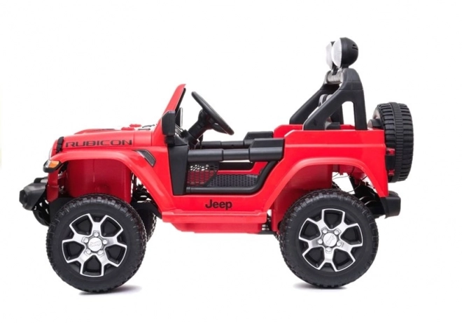 Elektromos Jeep Rubicon 4x4 gyermekautó piros színben