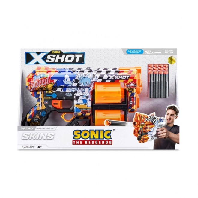 X-Shot Skins Dread Sonic kilövő 12 lövedékkel