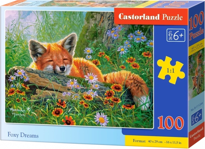 Képes Puzzle 100 darabos Róka Álmok