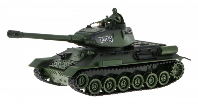 Távirányítós T-34 és Tiger tank csata készlet