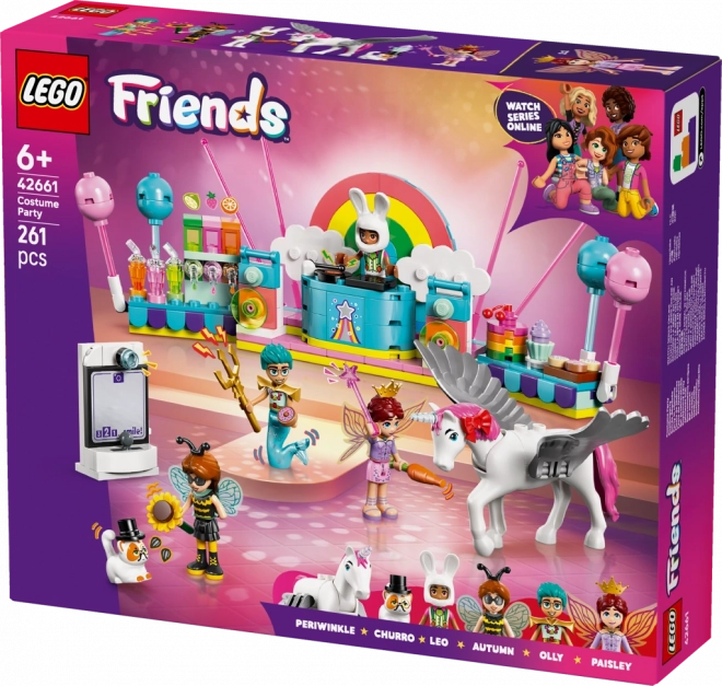 LEGO Friends Jelmezes buli egyszarvúval és tündérrel