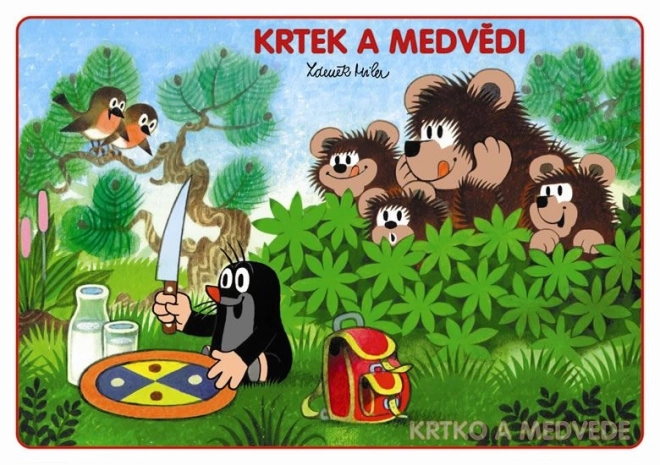 Színező Kisvakond és medvék