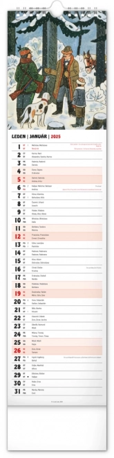 Fal naptár Josef Lada 2025