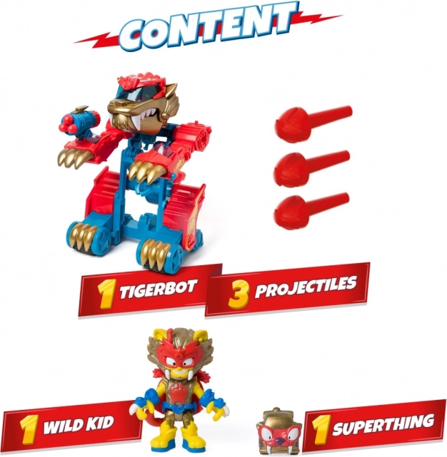 Játszókészlet SuperThings Wild Tigerbot