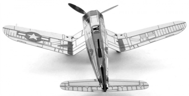 F4U Corsair fém 3D puzzle