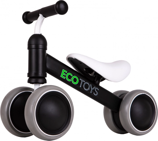 mini futóbicikli gyerekeknek ECO TOYS, fekete