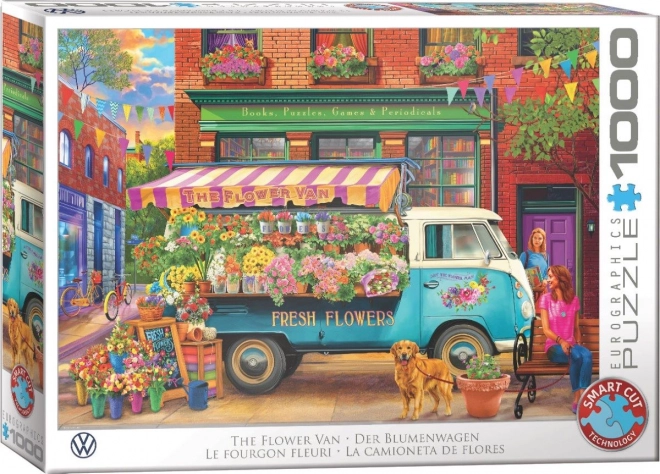 Eurographics virágos kiszállítás 1000 darabos puzzle