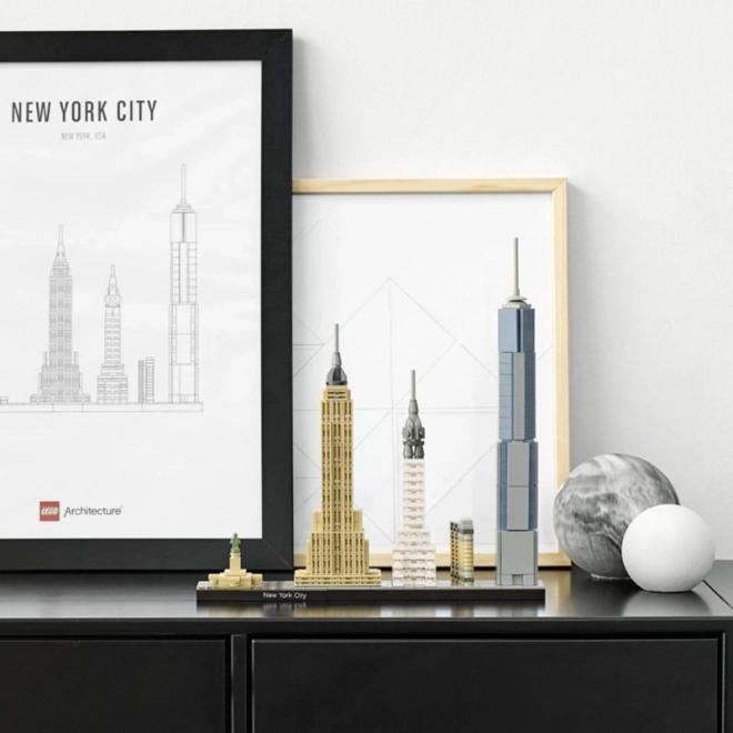 Lego Architecture Skyline New York városkép