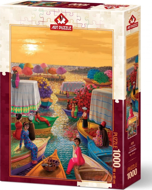Virágos Kikötő Puzzle 1000 Darabos