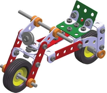 Merkur motorkás építőkészlet - 10 modell