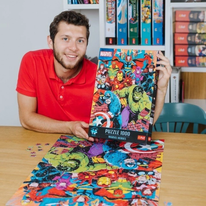 Marvel hősök puzzle 1000 darabos prémium minőség