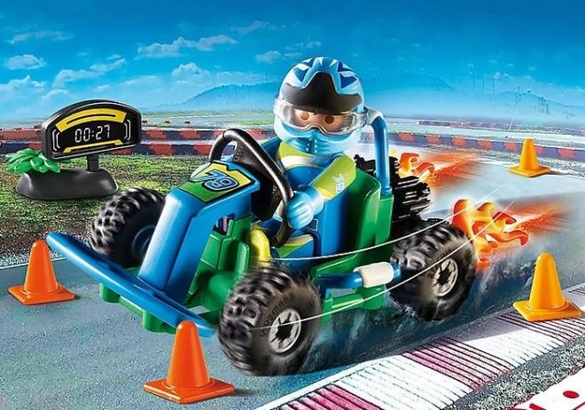 City Life ajándékcsomag Go-Kart versenyző figurákkal