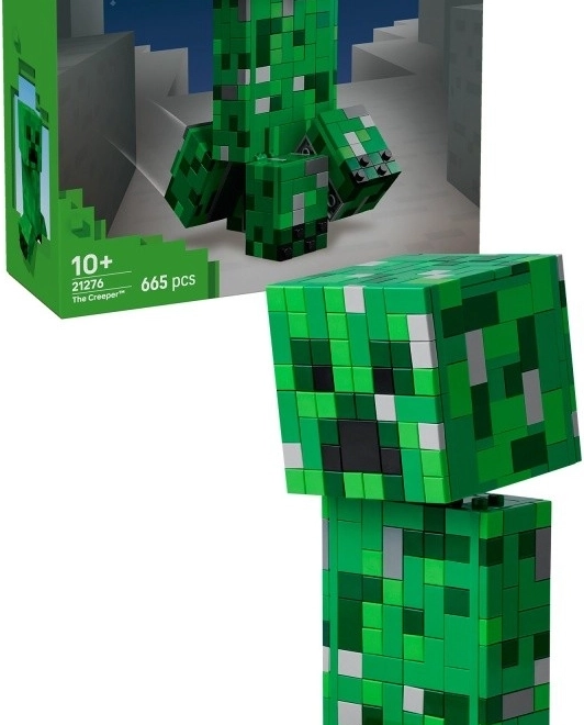 Lego Minecraft Creeper - nagy mozgatható modell