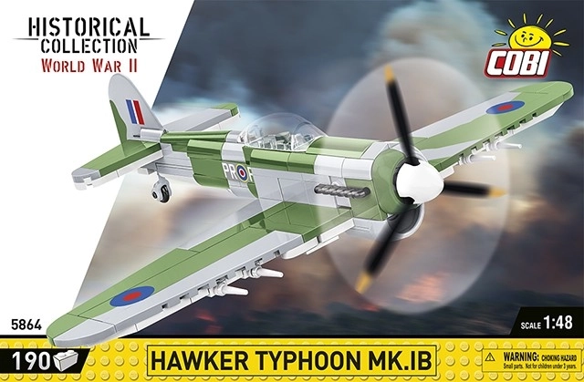 Hawker Typhoon Mk.1B építőkocka készlet