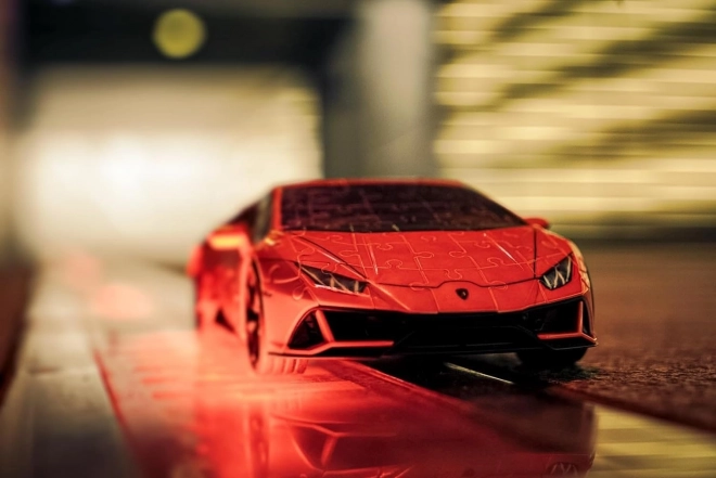 Lamborghini Huracán Evo narancssárga puzzle 108 darab