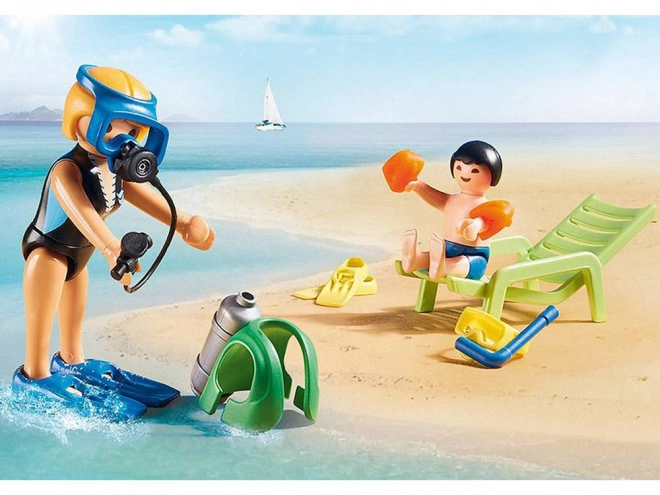 kreatív playmobil vízisport iskola készlet