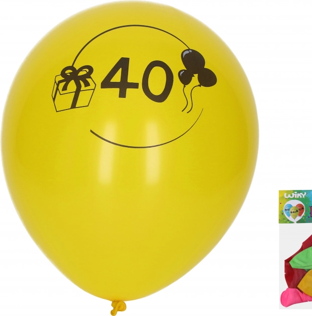 40-es számú 30 cm-es lufik – 5 db-os készlet